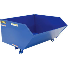 Vestil™ Steel Heavy Duty H-Style Low Profile Self Dumping Hopper 1 Cu. Yd. 6000 lb. Cap Blue H-100-HD