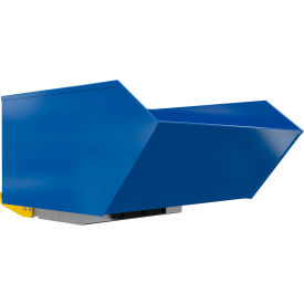 Vestil™ Steel Heavy Duty H-Style Bump & Dump Hopper 1 Cu. Yd. 6000 lb. Capacity Blue H-100-HD-BD
