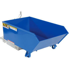 Vestil™ Light Duty H-Style Low Profile Self Dumping Hopper 1/4 Cu. Yd. 2000 lb. Cap. Blue H-25-LD