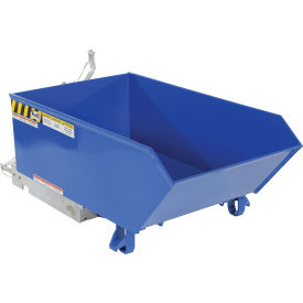 Vestil™ Medium Duty H-Style Low Profile Self Dumping Hopper 1/4 Cu. Yd. 4000 lb. Cap. Blue H-25-MD