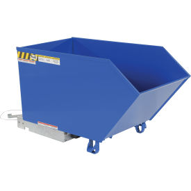 Vestil™ Heavy Duty H-Style Low Profile Self Dumping Hopper 1/2 Cu. Yd. 6000 lb. Cap. Blue H-50-HD