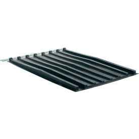 Vestil™ Polyethylene Heavy Duty D-Style Hopper Lid For 1 Cu. Yd. Hoppers Black PLID-D-100