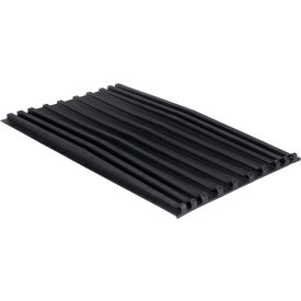 Vestil™ Polyethylene Heavy Duty D-Style Hopper Lid For 1-1/2 Cu. Yd. Hoppers Black PLID-D-150