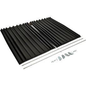 Vestil™ Polyethylene Heavy Duty D-Style Hopper Lid For 3 Cu. Yd. Hoppers Black PLID-D-300