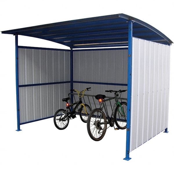 Sheds, Shed Type: Horizontal Storage Shed , Overall Width: 120in , Overall Depth: 95in , Overall Height: 90.06in , Material: Steel  MPN:MDS-96-BK