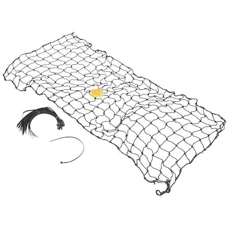 Pallet Rack Netting, 48 in H, 111 in W, Not Applicable D, Black MPN:PRN-111-4