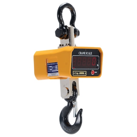 Crane Scale, 5/8, 6000 lb., 8 x 7 MPN:SC-6