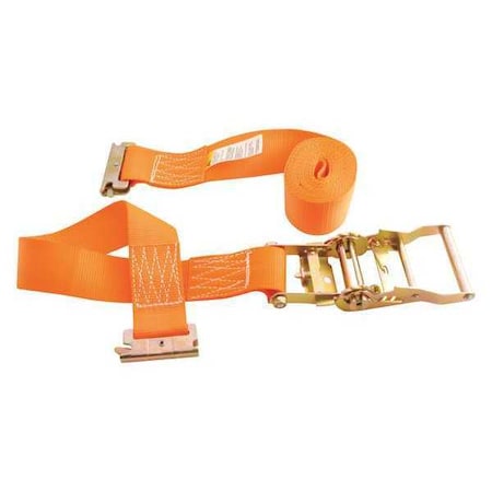 Ratcheting Cargo Strap With E-Clip MPN:STRAP-12-RE