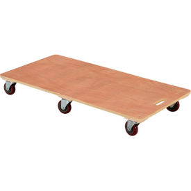Vestil Six-Wheel Wood Deck Movers Dolly HDOS-2448-6SW 48x24 HDOS-2448-6SW