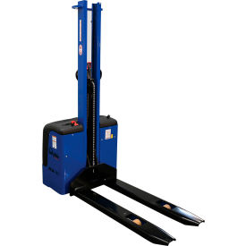 Vestil™ Steel Pramac DC Powered Narrow Mast Stacker Fixed Forks 59-1/2