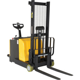 Vestil Fully Powered Counter Balanced Stacker S-2CB-62 2000 Lb. Capacity S-2CB-62