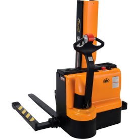 Vestil™ Steel Narrow Mast Stacker DC Powered Adjustable Fork/Legs 43