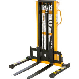 Vestil™ Steel Manual Stacker Adjustable Forks & Legs 98-1/2