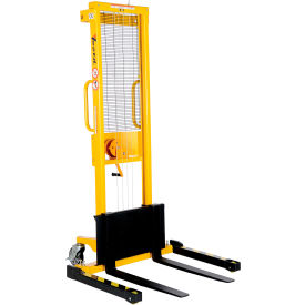 Vestil™ Steel Stacker with Adjustable Manual Hand Winch 59