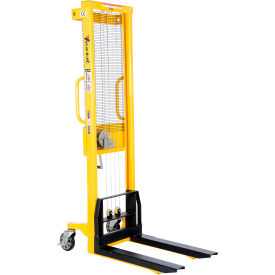 Vestil™ Steel Stacker with Fixed Manual Hand Winch 59