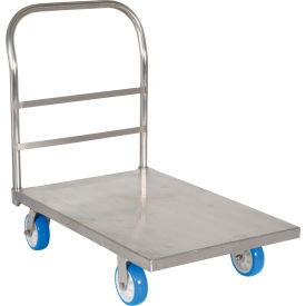 Vestil Stainless Steel Deck Platform Truck SSPT-2436 - 36 x 24 2000 Lb. Capacity SSPT-2436