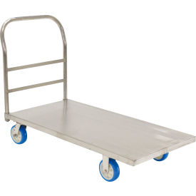 Vestil Stainless Steel Deck Platform Truck SSPT-2448 - 48 x 24 2000 Lb. Capacity SSPT-2448