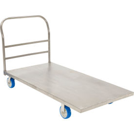 Vestil Stainless Steel Deck Platform Truck SSPT-3060 - 60 x 30 2000 Lb. Capacity SSPT-3060