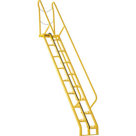 Alternating Stair 10' 16-Step Ladder 56° Angle - ATS-10-56 ATS-10-56