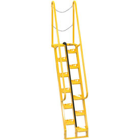 Alternating Stair 7' 12-Step Ladder 68° Angle - ATS-7-68 ATS-7-68