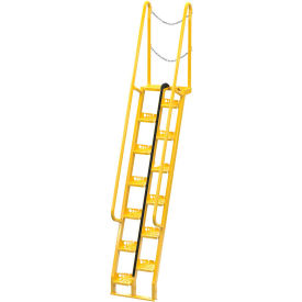 Alternating Stair 8' 13-Step Ladder 68° Angle - ATS-8-68 ATS-8-68