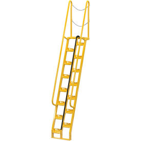 Alternating Stair 9' 15-Step Ladder 68° Angle - ATS-9-68 ATS-9-68