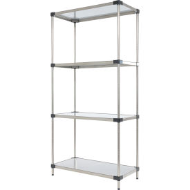 Vestil™ 4 Shelf Stainless Steel Shelving Unit 36