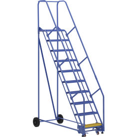 Vestil™ 10 Step Steel Rolling Ladder 58 Degree 24