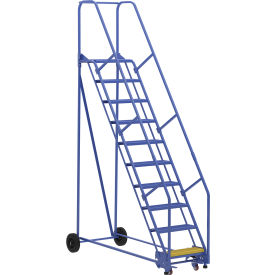 Vestil™ 10 Step Steel Rolling Ladder 58 Degree 24