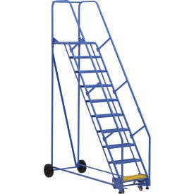 Vestil™ 10 Step Steel Rolling Ladder 58 Degree 24