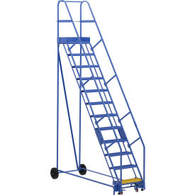 Vestil™ 12 Step Steel Rolling Ladder 58 Degree 24