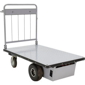 Vestil™ Steel Electric Material Handling Cart No Sides 57-3/16