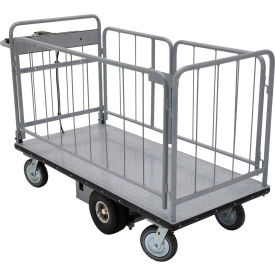 Vestil™ Steel Electric Material Handling Cart w/Sides 68-7/8