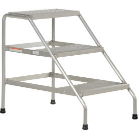 Aluminum Step Stand - 3 Step - Welded - SSA-3 SSA-3