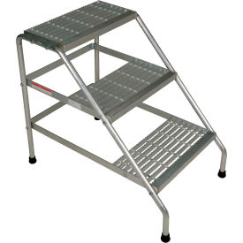 Aluminum Step Stand - 3 Step - Knock-Down - SSA-3-KD SSA-3-KD