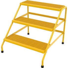 Aluminum Yellow Step Stand - 3 Step Welded - SSA-3-Y SSA-3-Y