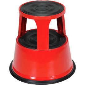 Rolling Step Stool - Red STEP-17-R