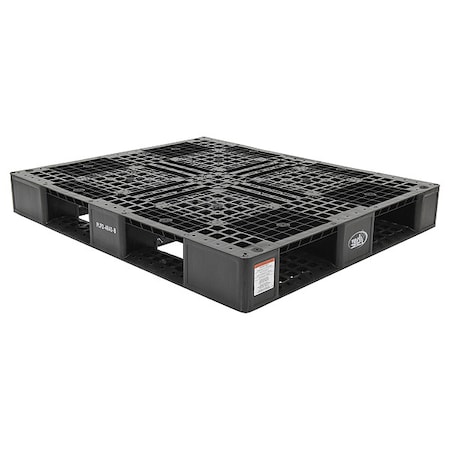 Black Plastic Pallet, 6000 lb., 48 x 40 MPN:PLP2-4840-BLACK