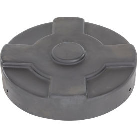 Vestil™ Low Density Polyethylene Drum Cover For 30 Gallon Closed Head Drum Black DC-P-30-BK