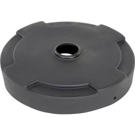 Vestil™ Low Density Polyethylene Drum Recycling Lid For 55 Gallon Closed Head Drum Black DC-P-55-CAN-BK