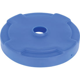 Vestil™ Low Density Polyethylene Drum Recycling Lid For 55 Gallon Closed Head Drum Blue DC-P-55-CAN-BU