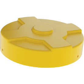 Vestil™ Low Density Polyethylene Drum Cover For 55 Gallon Closed Head Drum Yellow DC-P-55-YL