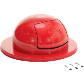 Vestil™ Steel Waste Disposal Top For 55 Gallon Drum Red TRASH-TOP-RD