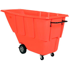 Vestil™ Light Duty Plastic Tilt Truck 1/2 Cu. Yd. Capacity 450 lb. Capacity Red TDT-50-LD-RED
