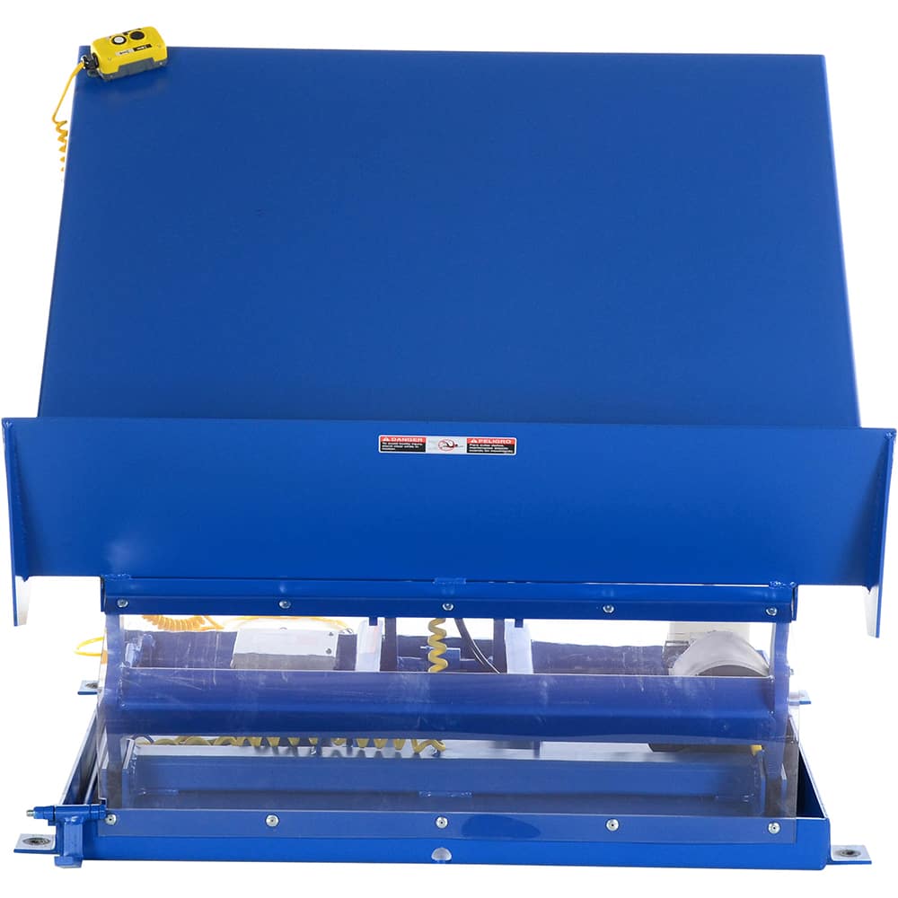 Single Scissor Lift & Tilt Table: 2,000 lb Capacity, 40 ° MPN:UNI-4848-2-BLU-