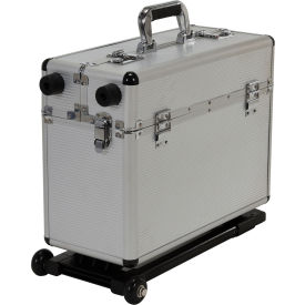 CASE-EH Aluminum Pilot Case With Trolley Handle 19