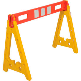 Portable Plastic A-Frame Style Barricade 44-1/2