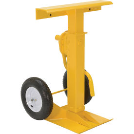Vestil™ Trailer Stabilizing Jack Pneumatic Wheels 50000 lb. Lifting Capacity CJ-BEAM-PN