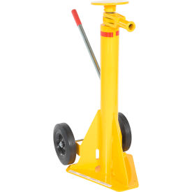 Vestil™ Ratchet Trailer Stabilizing Jack Hard Rubber Wheels 40000 lb. Lifting Capacity LO-J