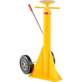 Vestil™ Spin Top Trailer Stabilizing Jack Hard Rubber Wheels 40000 lb. Lifting Capacity SP-TOP